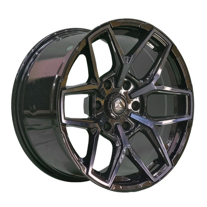 18x9.5 6X130 Et15 FLUX-2 B-FP-W/GV - Juego de 4 unidades