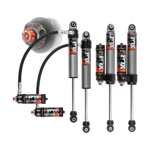 Kit de AMORTIGUADORES FOX 2.5 CON RESERVORIO DSC Jeep Wrangler JL 18+ 0″- 2.5″ FOX