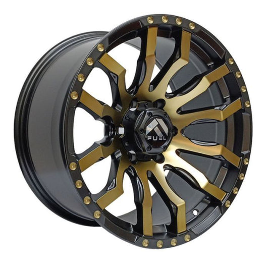 18x9.5 6X114 Et10 BLITZ B-FP-W/G-V-MR - Juego de 4 unidades