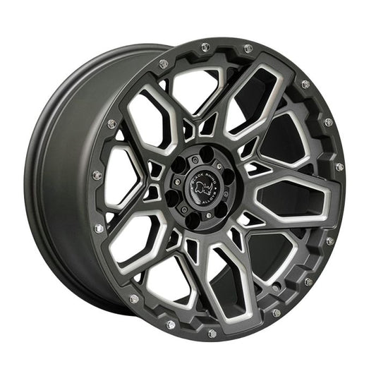 18x9 6X114 Et0 RHINO-SHRAPNEL MG-MW - Juego de 4 unidades