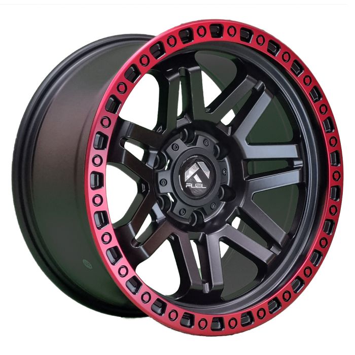 18x9 6X139 Et0 SYNDACATE MB-LRED-BR - Juego de 4 unidades